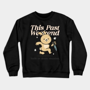 This Past Weekend Bad Bunny Rabbit Crewneck Sweatshirt